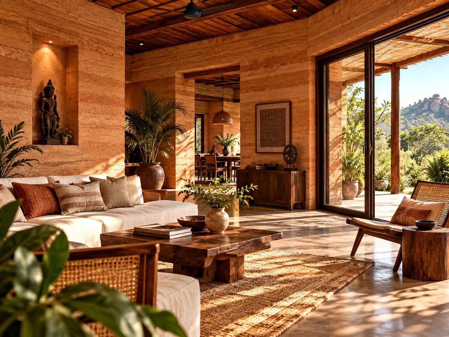 Natural earth interior