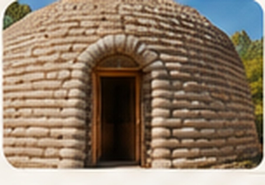Super adobe dome form