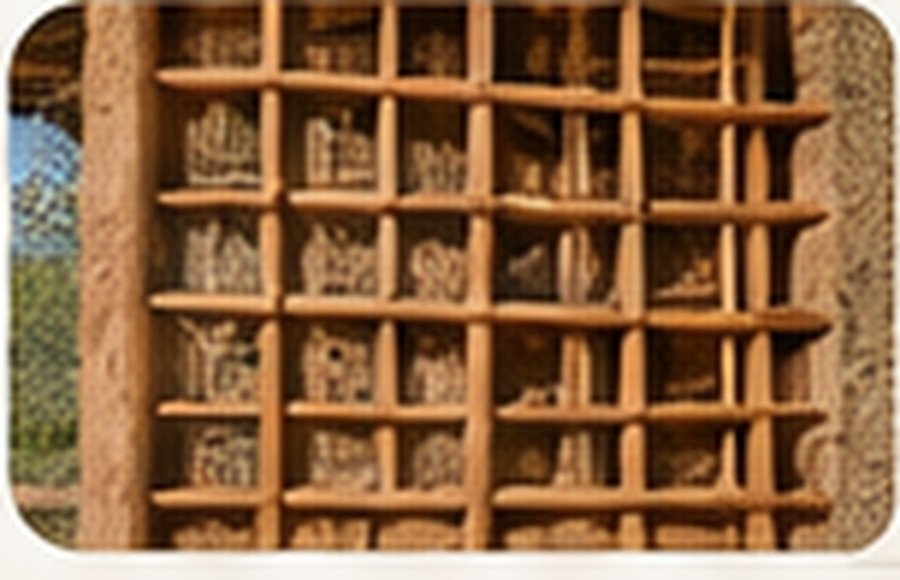Wattle and daub wall construction