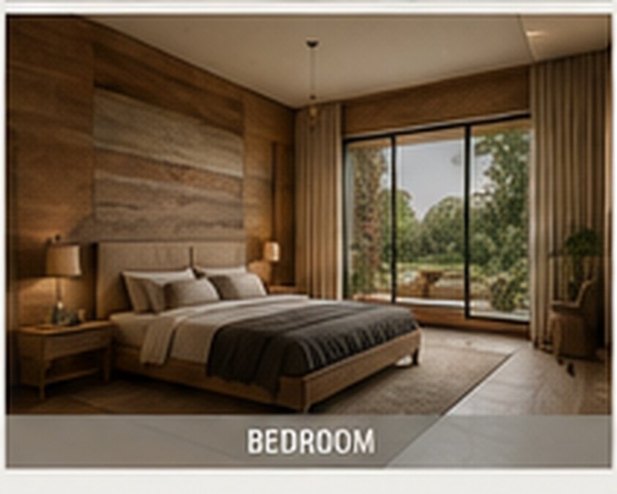 Villa Earth bedroom