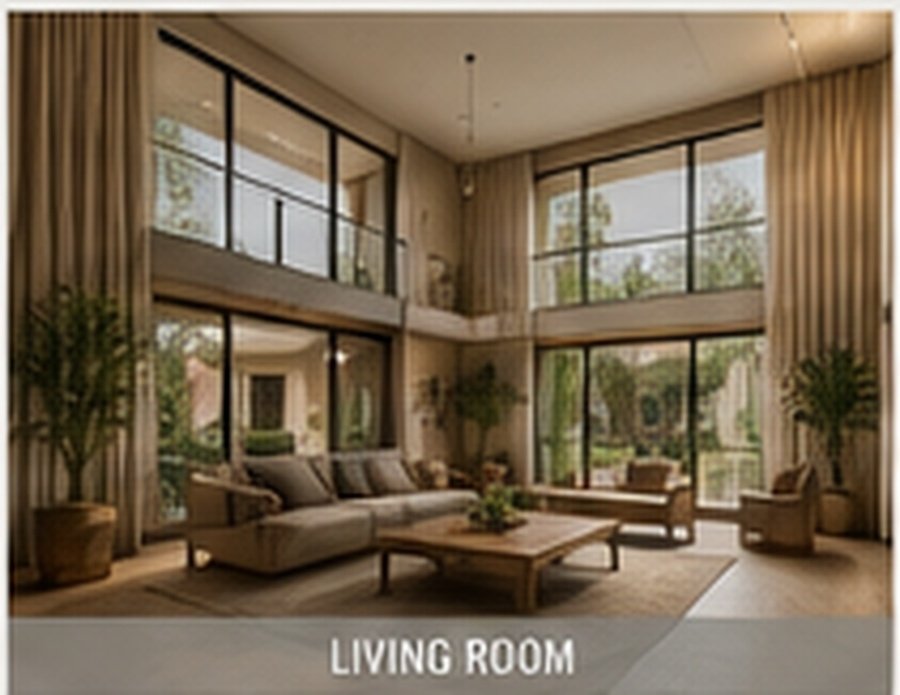 Villa Earth living room