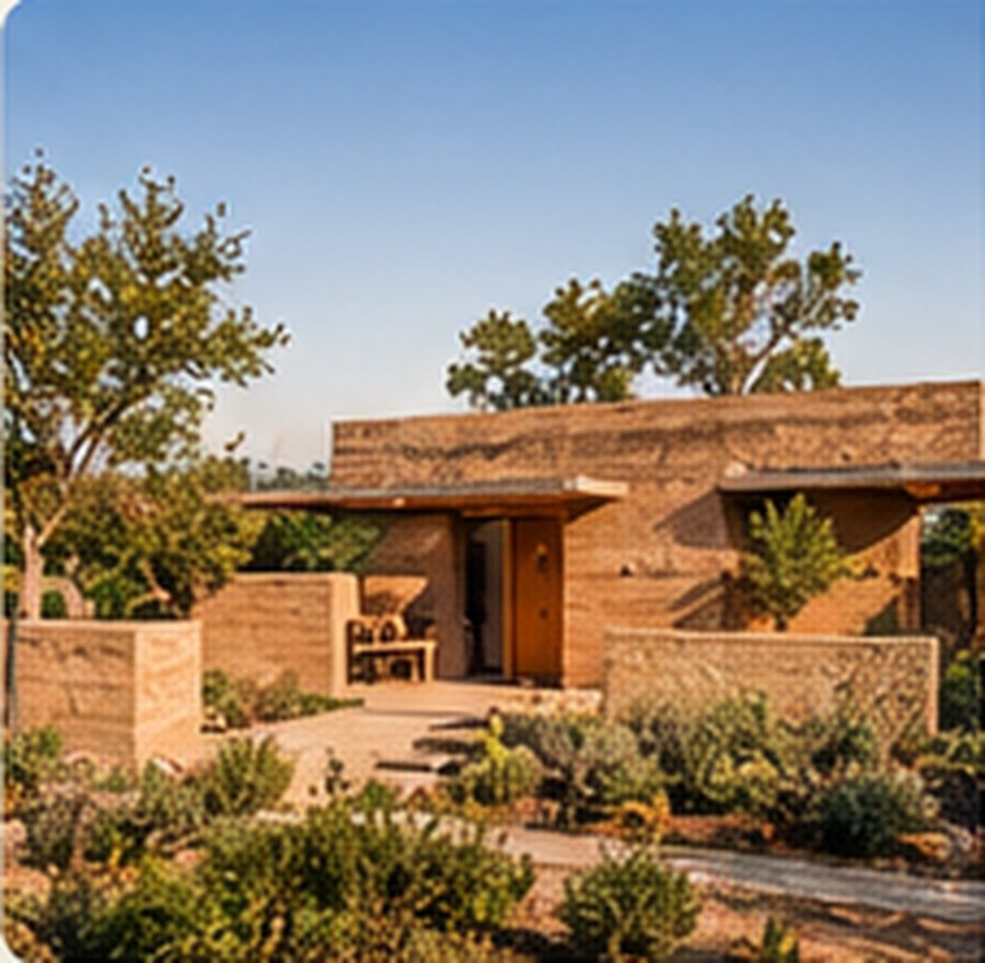 Napa Residence contemporary rammed-earth residential reference