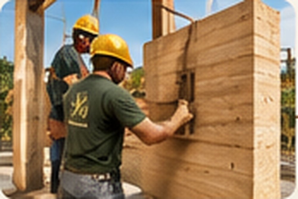 Rammed earth wall construction and compaction